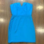 Naven  Turquoise Bombshell Strapless Dress Small Photo 2