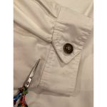 Current Seen Vintage White Gold Button Jacket Nautical windbreaker Bomber 1X Photo 9