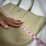 Tory Burch  | NWOT Metallic Perry Leather Tote Golden Large Purse Shoulder Bag Photo 15