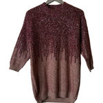 Raga  Kylie High Neck Pink Tinsel Sweater Photo 0