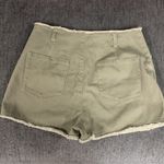 Oak + Fort  Army Green Button Fly Shorts Size 30 Photo 2