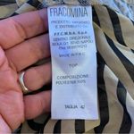 Fracomina lace maxi skirt 42 s small beige EUC striped lined slit Size 2 Photo 8