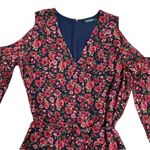 Ralph Lauren Lauren  Floral Dress Cold Shoulder Long Sleeve Party‎ Size 12 Photo 6