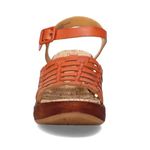 Kork-Ease KORKS Marley Faux Leather Sandal Women's 11 Orange Upper Cushioned Cork NWOT Photo 5