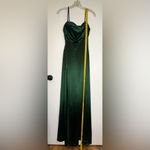 Windsor  Marissa Formal Dress Women’s Size M Gown Prom Satin Cowl‎ Neck Fitted Photo 2