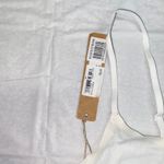 SKIMS NWT  White Fit Everybody Scoop Neck Ribbed Knit Bralette Bra Women's Small Photo 4