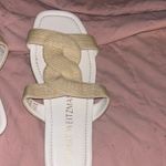 Stuart Weitzman  Beige Ibiza Braided slide Sandals Photo 4