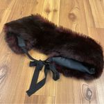 Lane Bryant  Retro Chic Plum Purple Pea Coat Cape Jacket Faux Fur Size 1X 14/16 Photo 9