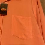 Torrid  Pink/Salmon/Peach Long Sleeve L Button Down Shirt NWT Size 1X 14-16 Photo 8