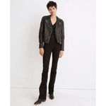 Madewell NEW  Pull-On Skinny Flare Jeans in‎ Black Frost, 33 Photo 2