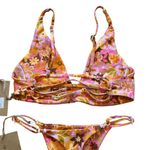 Stone Fox Swim  Retro Pop Bikini Set Daya Top + Isle Bottom Size Small Photo 6