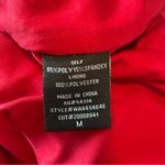 Windsor Red Ruched Mini Dress V-Neck size medium Photo 6