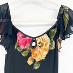 Dress Barn  Womens Y2k Vintage 90s Fairy Grunge Floral Chiffon Maxi Dress Size S Photo 3