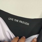 NWOT Orion Black Asymmetrical Crop Top Size M Photo 3