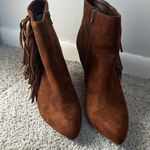 Madden Girl Brown Suede Fringe Ankle Boots Photo 1