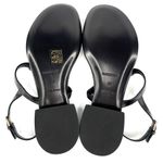Burberry  Emily TB Logo Slingback Thong Monogram Leather Sandal EU 36 - US 6 Photo 7