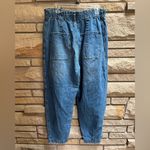 Free People We The Free Sawyer Wide Leg Barrel Jean Spruce Blue small Photo 3