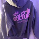Cold Culture Down to Luck hoodie Purple Size M Photo 1