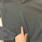 Classic Cashmere Sweater vneck long sleeve womens Black medium preppy minimalist Photo 6