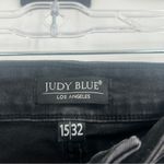 Judy Blue  boyfriend fit distressed black‎ jeans 15/32 Photo 2