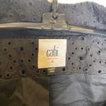 CAbi  Black Flamenco Eyelet Blazer Long Sleeve Blazer Jacket EUC Sz 4 Photo 2