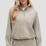 Lululemon  Brushed Softstreme Half Zip NWT size Medium Photo 0