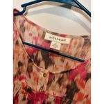 NWT Women’s Multicolor Blouse Small Skye's The Limit Peach Pink Top Shirt Office Photo 3
