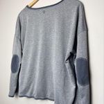 prAna  Robyn Vivid Viola V-Neck Long Sleeve Top in Heather Gray Size M Photo 5