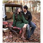 ZARA Green Ruffle Trim Button Down Dress Photo 3