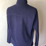 Brooks Brothers  Navy Fleece 1/4 Zipper Sweater Photo 2