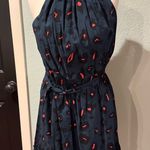 Amazon Women's Navy and Red Midi Dress Photo 0