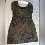 Foreign Exchange  Animal Print Long Sleeve Dress Photo 4