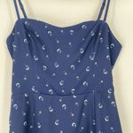 French Connection  Spaghetti Strap Cottage Core Open Back Sweetheart Mini Dress 8 Photo 3