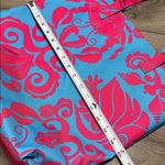 Lilly Pulitzer For Estee Lauder Tote Bag Blue Red Photo 7