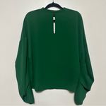 Amanda Uprichard  Ruched Sleeve Blouse Medium Photo 2