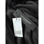 Liverpool Los Angeles Black V Neck Pleated Sleeve Blouse Top Women's XS Photo 5