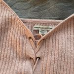 American Eagle soft knit lace up front Tank Size L Photo 1