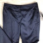 Le Suit  Dark Blue Sleek Work Trousers NWT Size 4 Photo 4