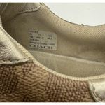 Coach  C118 Runner Womens Size 8.5‎ Gold Brown Monogram Metallic Lace Up Sneakers Photo 7