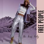 Free People pants hiking workout track jogger Small mesmerize me Photo 7