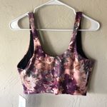 Johnny Was NWT  Calme Endure Sports Bra in Purple Watercolor Sz M Photo 2