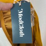 Modcloth Mustard Yellow Own The Era Wool Blend Mini Skirt Sz.M NWT Photo 5