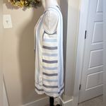Southern Tide Blue/White Striped Lace Up V Coastal Preppy Shift Dress Sz Small Photo 5