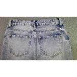 Kancan Mom‎ Jeans Women 5/26 High Rise Distressed Fringe Festival Denim Blue Photo 13