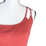 Lulus  One Shoulder Asymmetrical Ribbed Knit Bodysuit Size XL Cutout Party Summer Photo 2