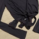 Free People Beach On Air Wrap Cardi in Black Photo 3