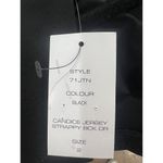 French Connection Candice Mini Dress w/ Strappy Cut Out Back Size 2 NWT BLACK Photo 4