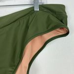J.Crew NWT Cross-Front Cheeky Bikini Bottom Green Plus Size 3X NEW Photo 2