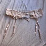 Victoria's Secret NWT  OCEAN ANGELS Lace Garter Belt M/L Light Pink Nude Photo 1