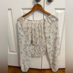 Free People  Final Rose Top Smocked Top size Small Photo 4